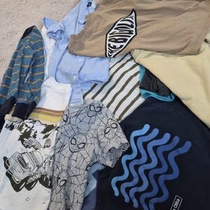 Kids Blue and Gray Shirt, 15 Tshirts, Zara, HandM, Gap, Etc